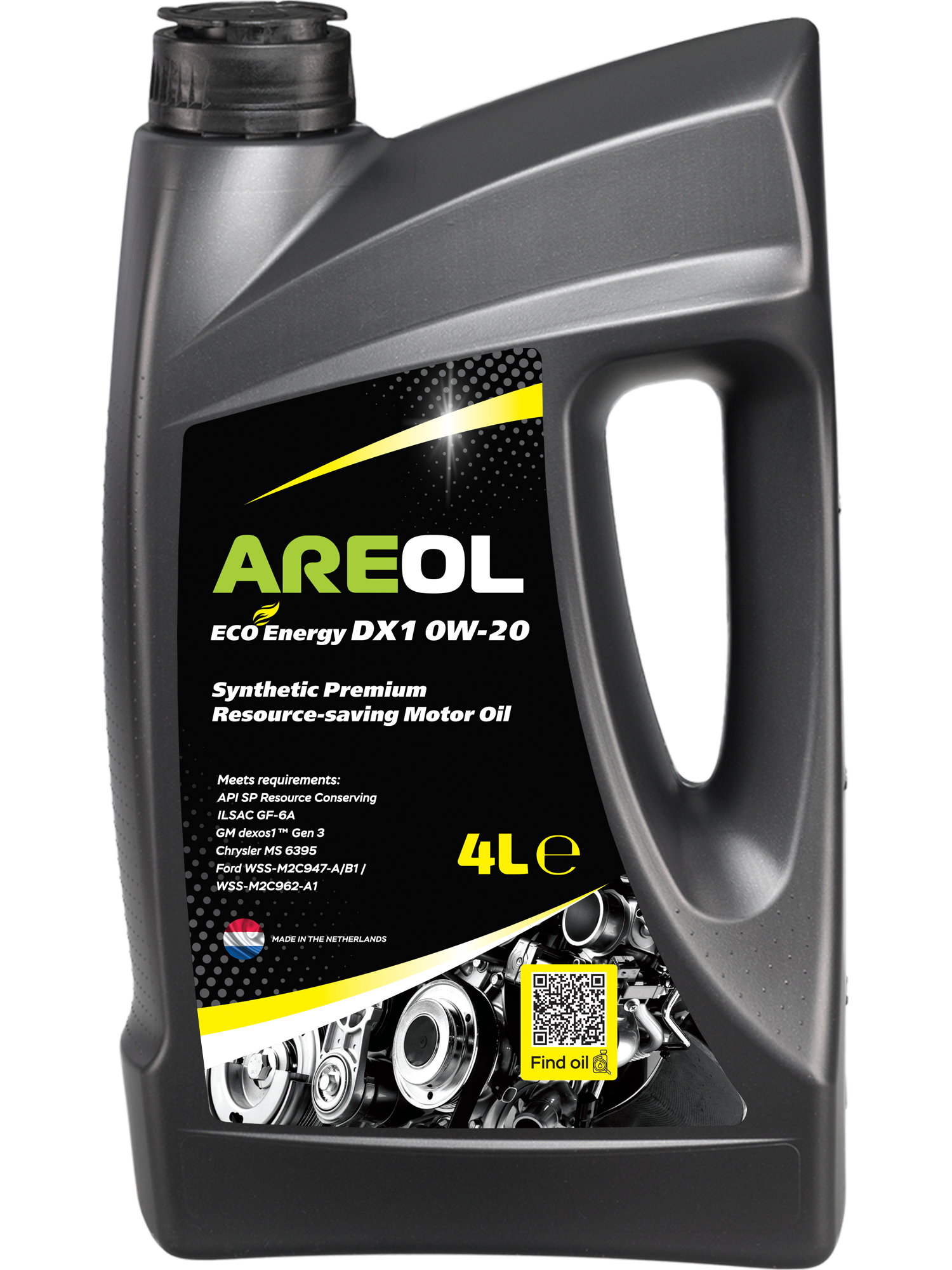 Motoröl AREOL ECO Energy DX1 0W-20 4L