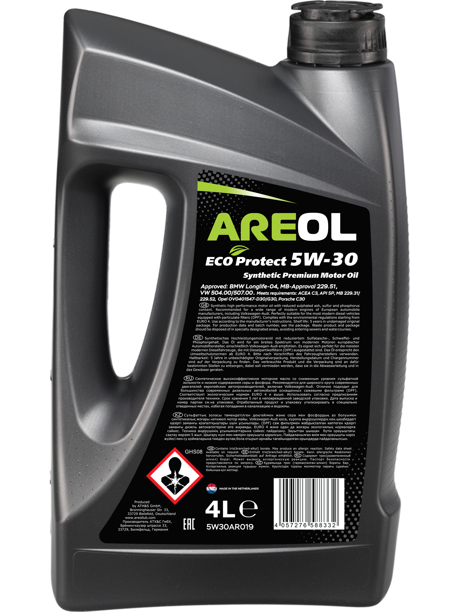 Motoröl AREOL ECO Protect 5W-30 4L